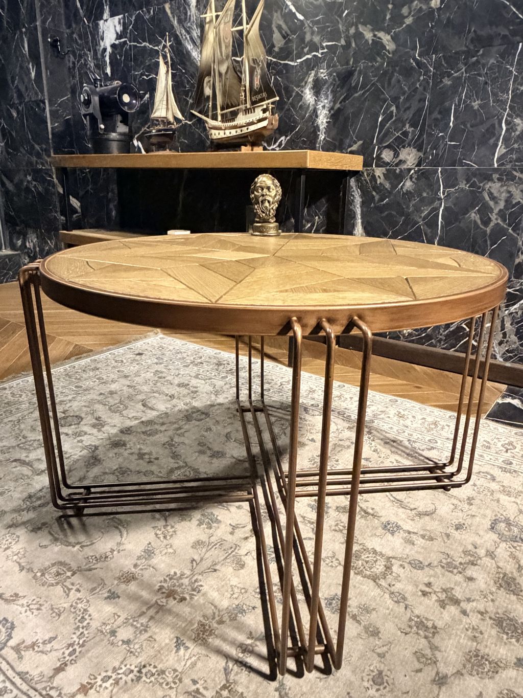 AURION Yuvarlak Orta Sehpa