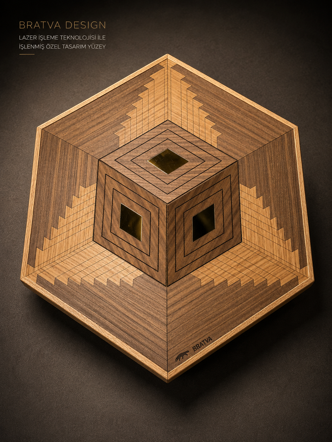 Bratva Design Infinity Hexa Sehpa