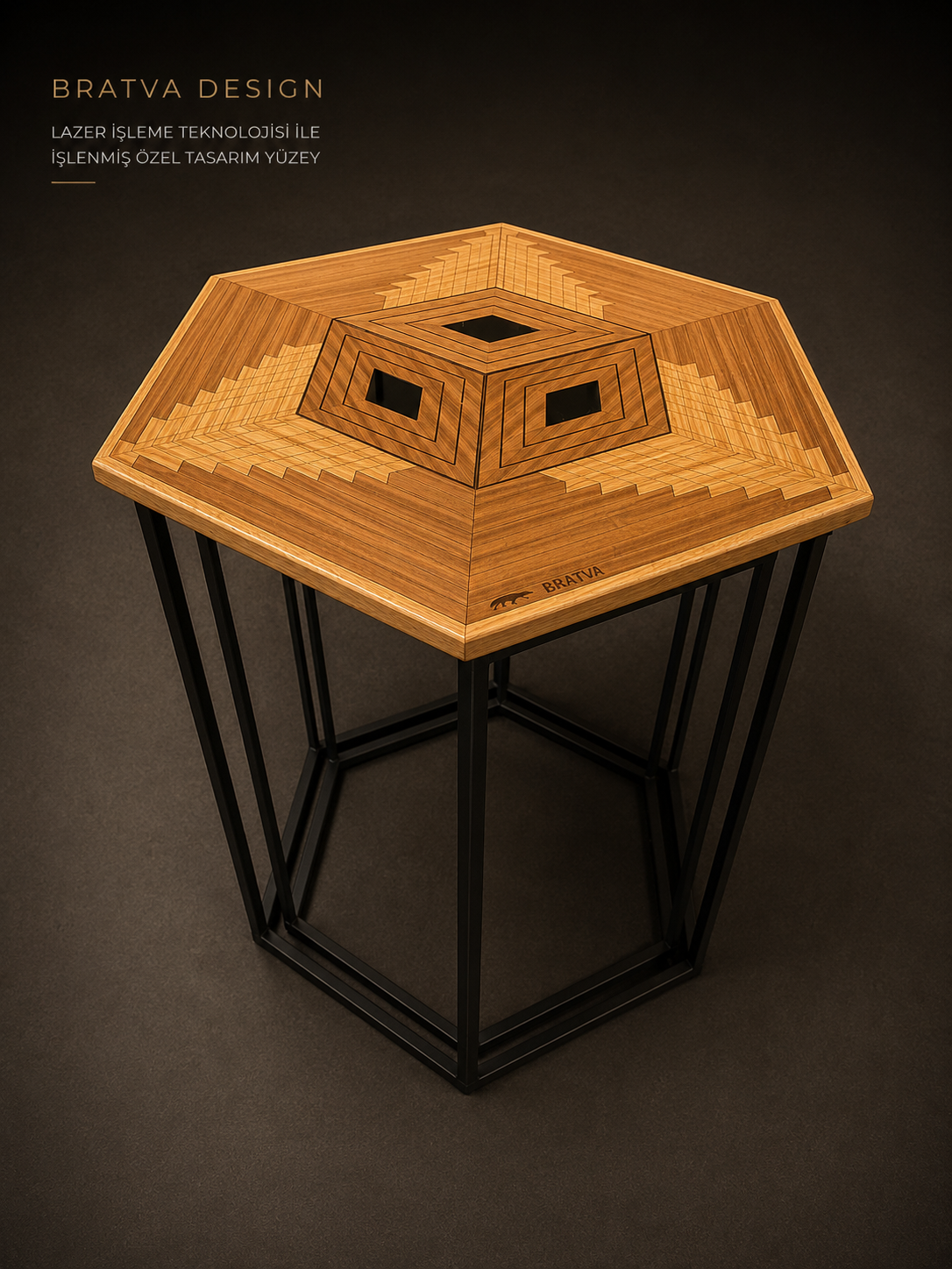 Bratva Design Infinity Hexa Sehpa