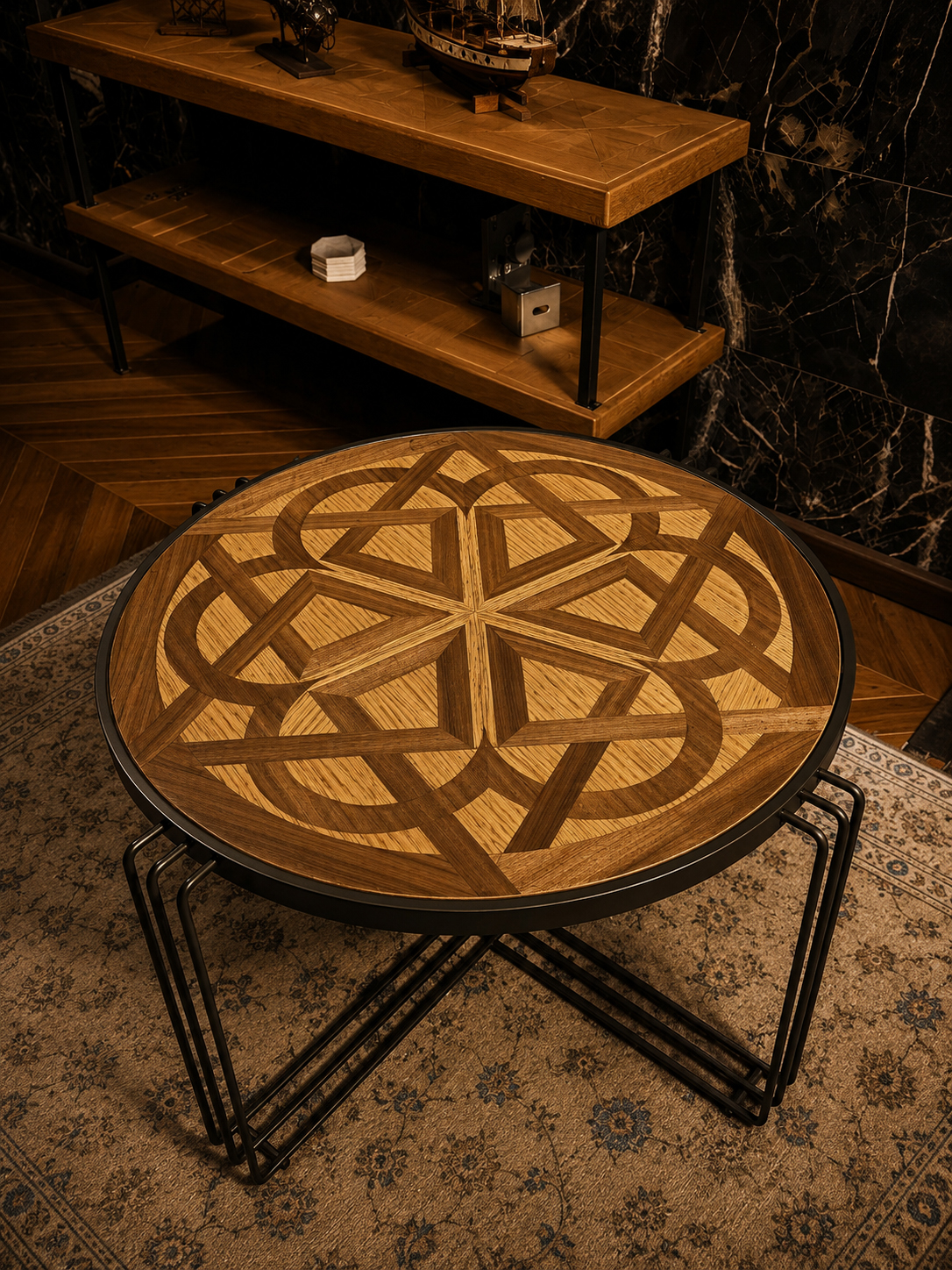 Bratva Design Selçuklu Yuvarlak Orta Sehpa