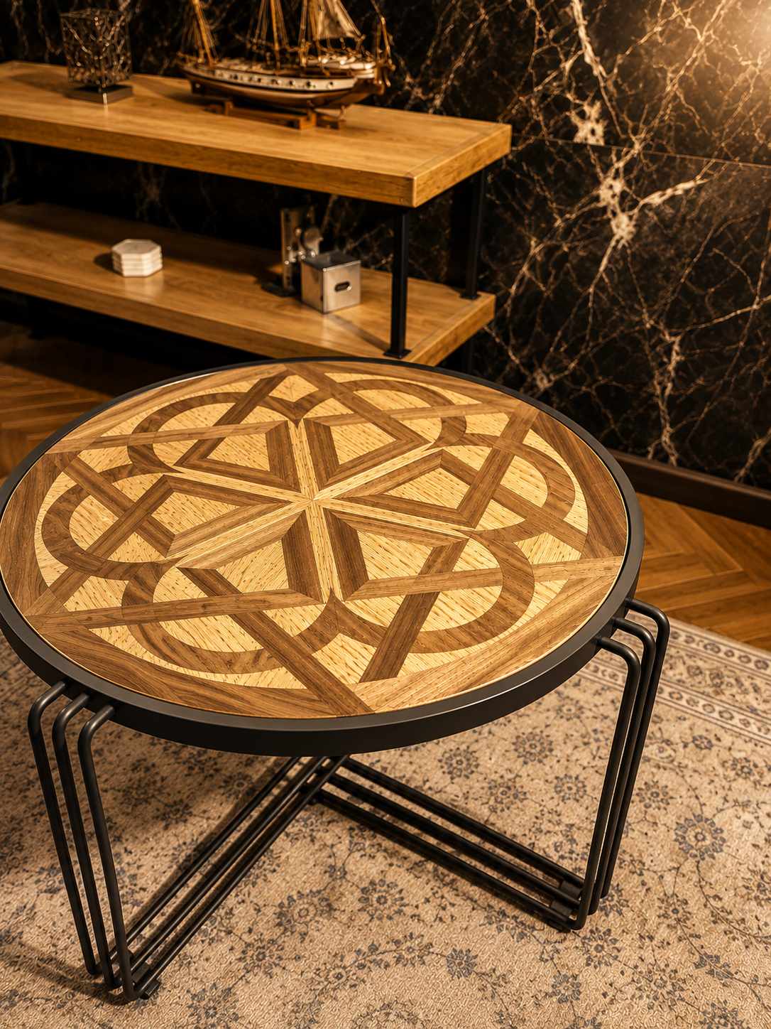 Bratva Design Selçuklu Yuvarlak Orta Sehpa